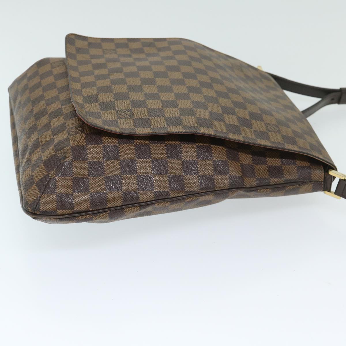 LOUIS VUITTON Damier Ebene Musette Shoulder Bag N51302 LV Auth 68913