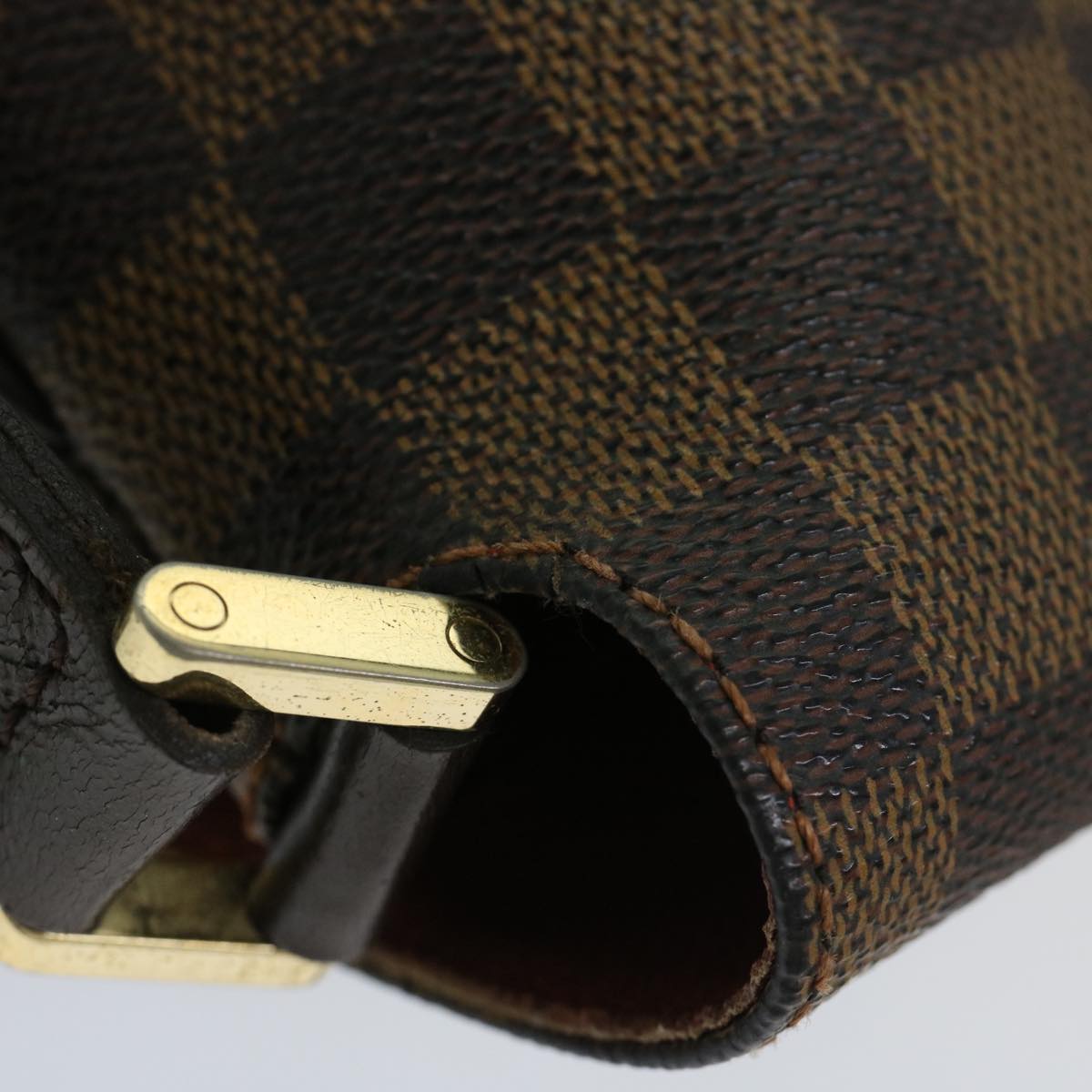 LOUIS VUITTON Damier Ebene Musette Shoulder Bag N51302 LV Auth 68913