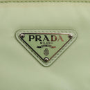PRADA Hand Bag Nylon 2way Light Green Auth 68918AV-17