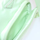 PRADA Hand Bag Nylon 2way Light Green Auth 68918AV-23