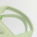 PRADA Hand Bag Nylon 2way Light Green Auth 68918AV-14