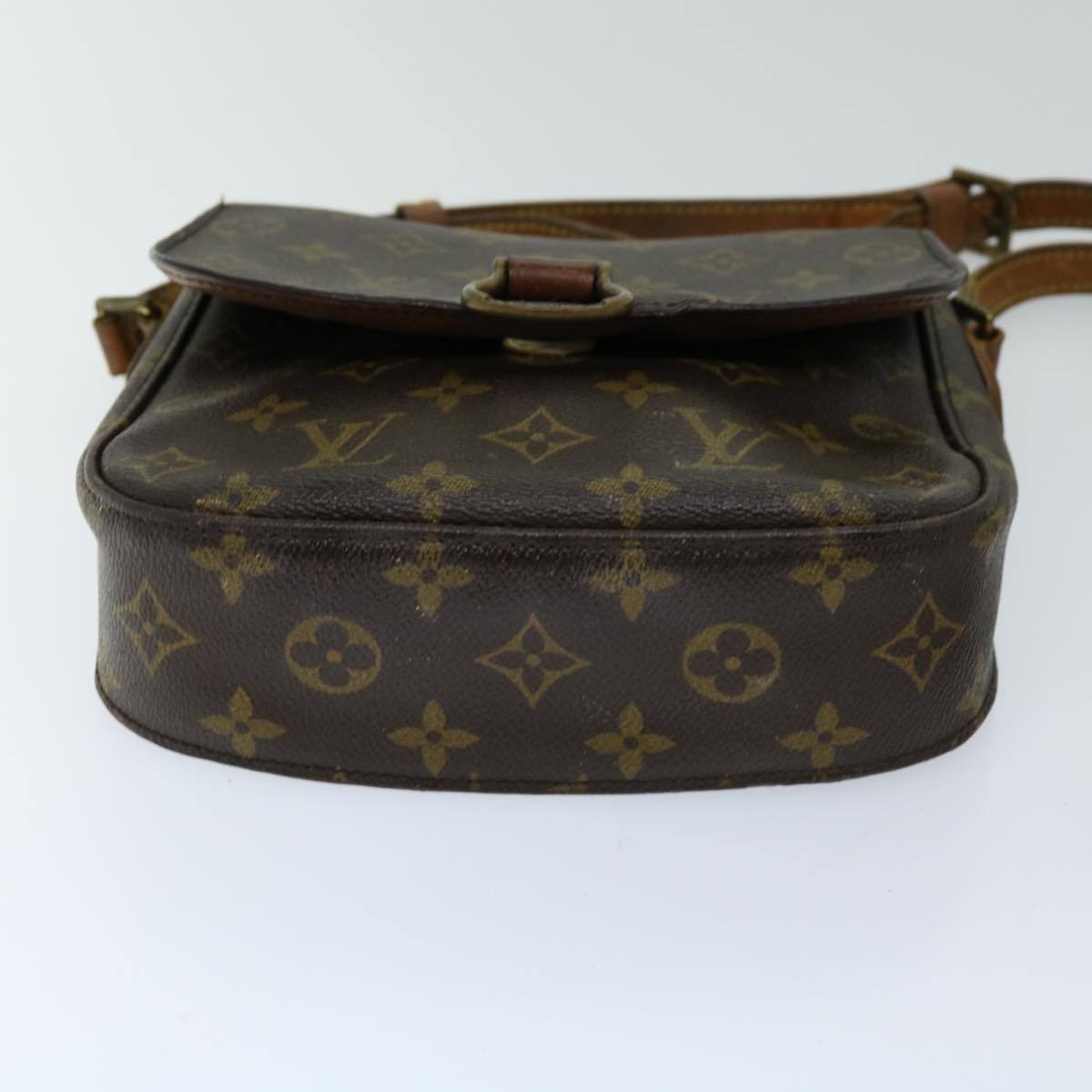 LOUIS VUITTON Monogram Saint Cloud MM Shoulder Bag M51243 LV Auth 68927