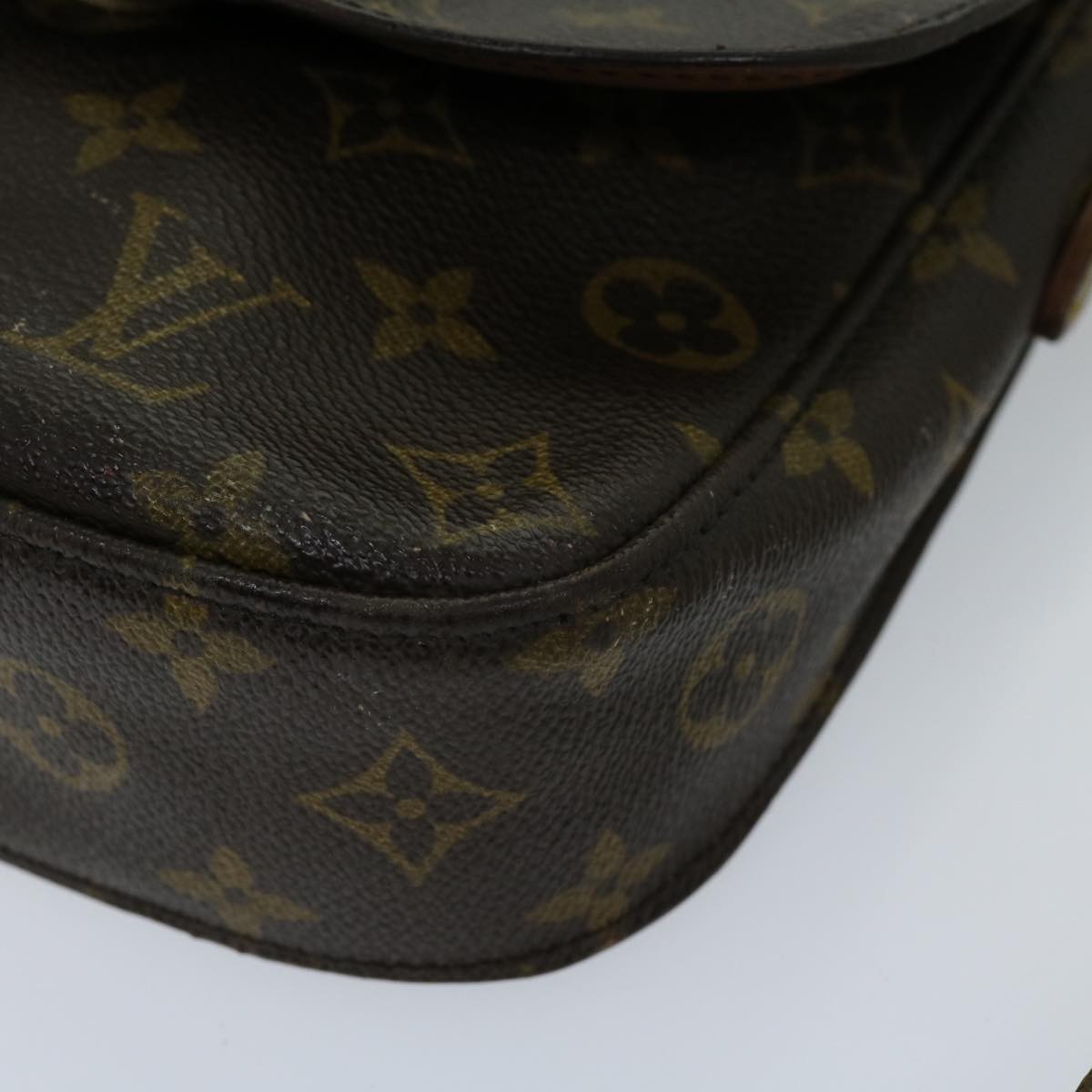 LOUIS VUITTON Monogram Saint Cloud MM Shoulder Bag M51243 LV Auth 68927