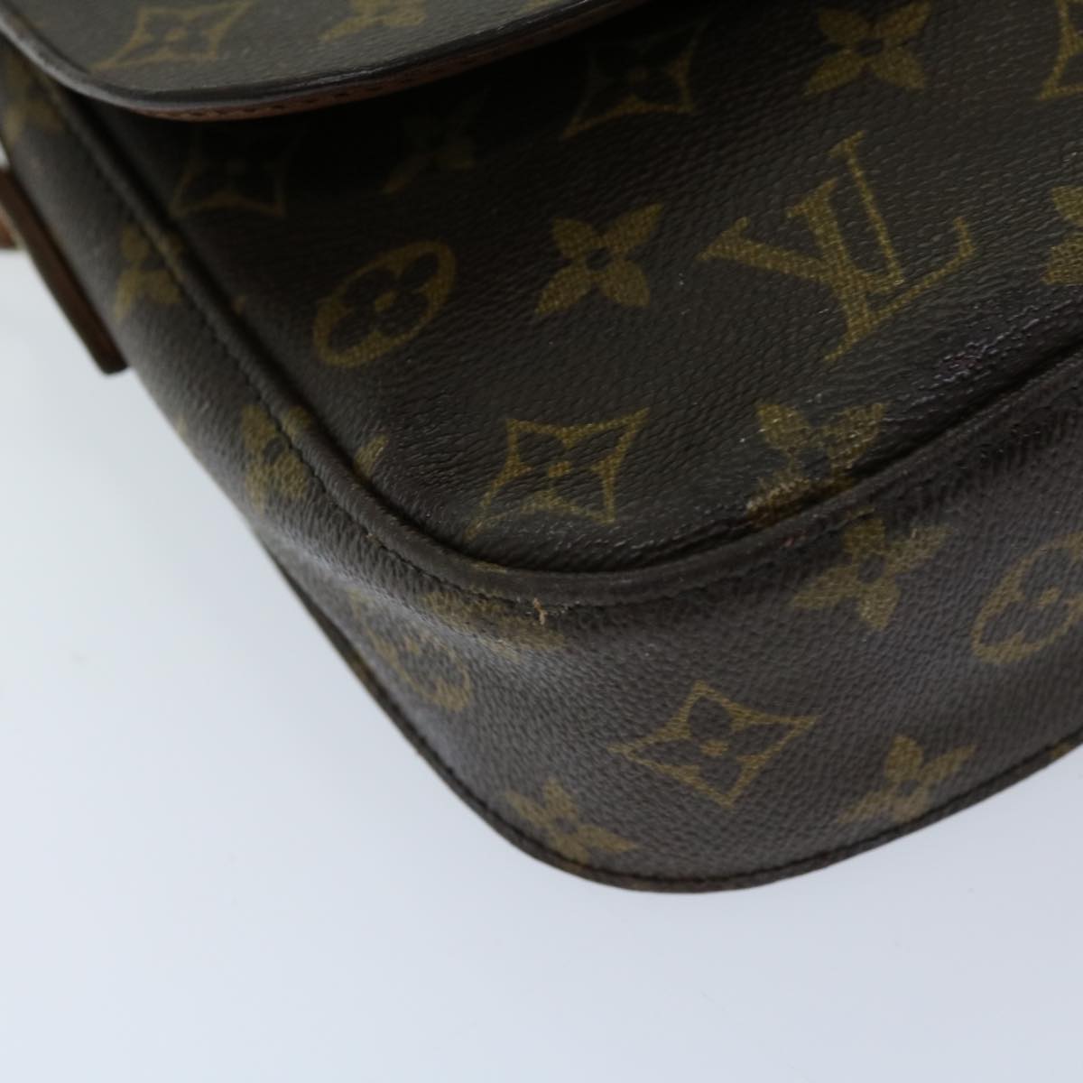 LOUIS VUITTON Monogram Saint Cloud MM Shoulder Bag M51243 LV Auth 68927