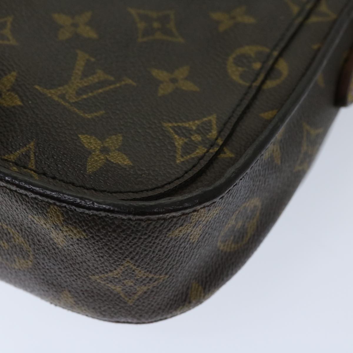 LOUIS VUITTON Monogram Saint Cloud MM Shoulder Bag M51243 LV Auth 68927