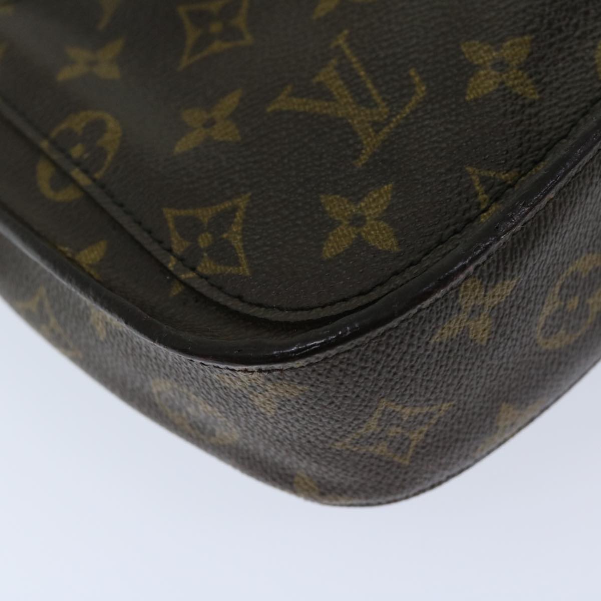 LOUIS VUITTON Monogram Saint Cloud MM Shoulder Bag M51243 LV Auth 68927