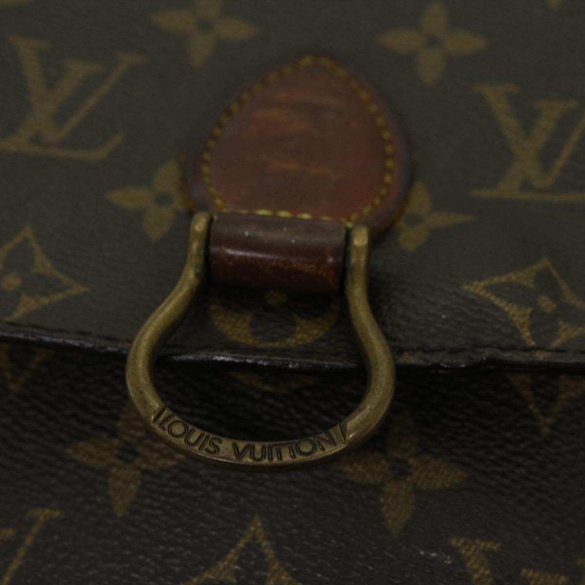 LOUIS VUITTON Monogram Saint Cloud MM Shoulder Bag M51243 LV Auth 68927