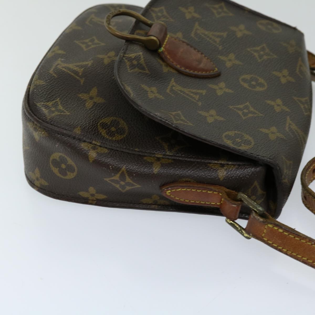 LOUIS VUITTON Monogram Saint Cloud MM Shoulder Bag M51243 LV Auth 68927