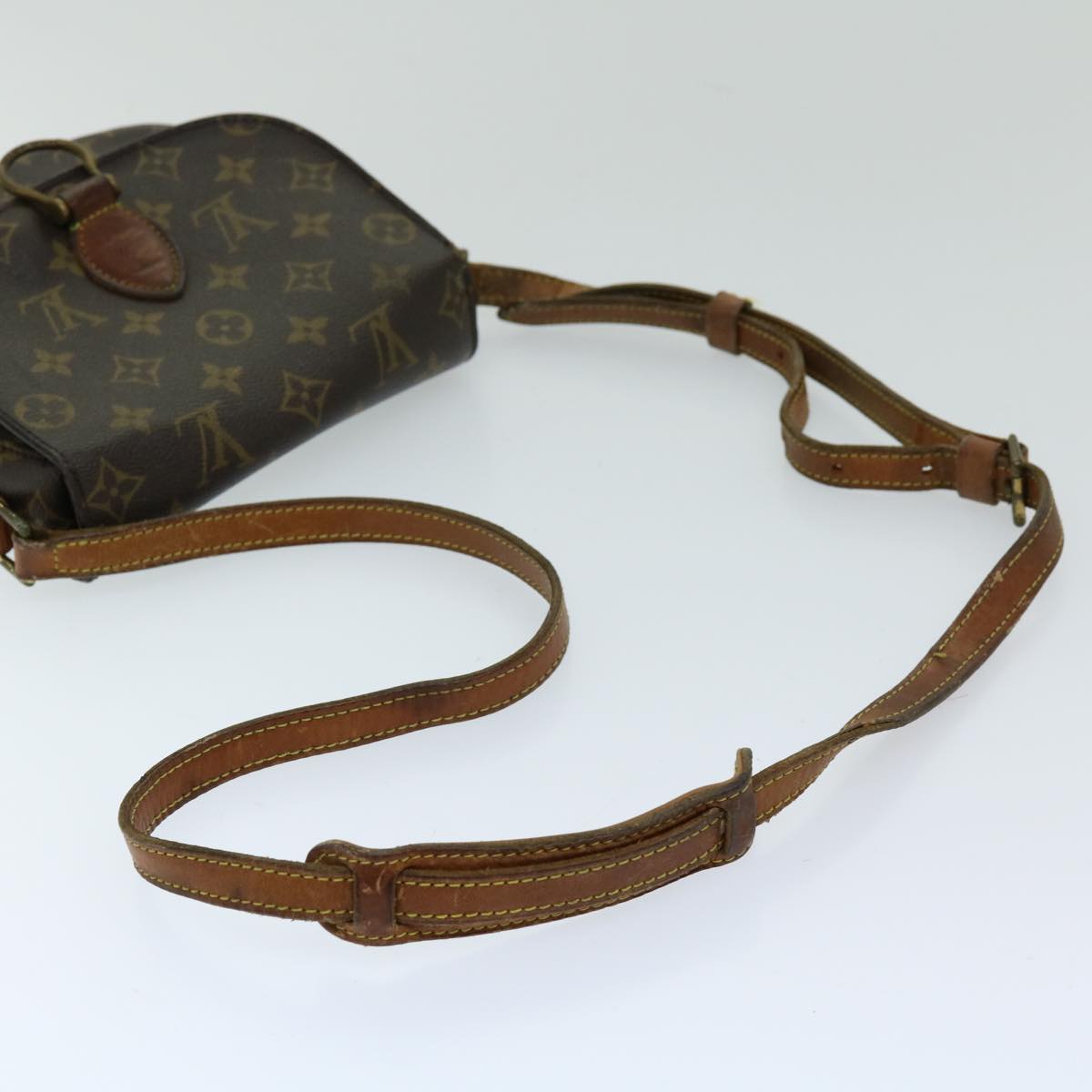 LOUIS VUITTON Monogram Saint Cloud MM Shoulder Bag M51243 LV Auth 68927