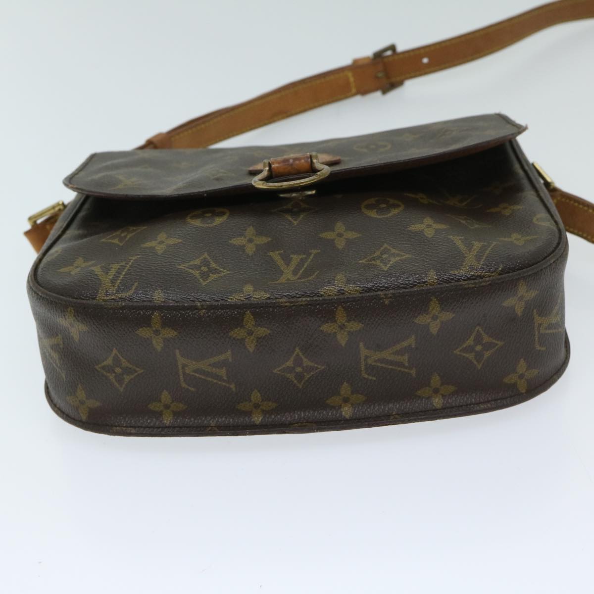 LOUIS VUITTON Monogram Saint Cloud GM Shoulder Bag M51242 LV Auth 68929