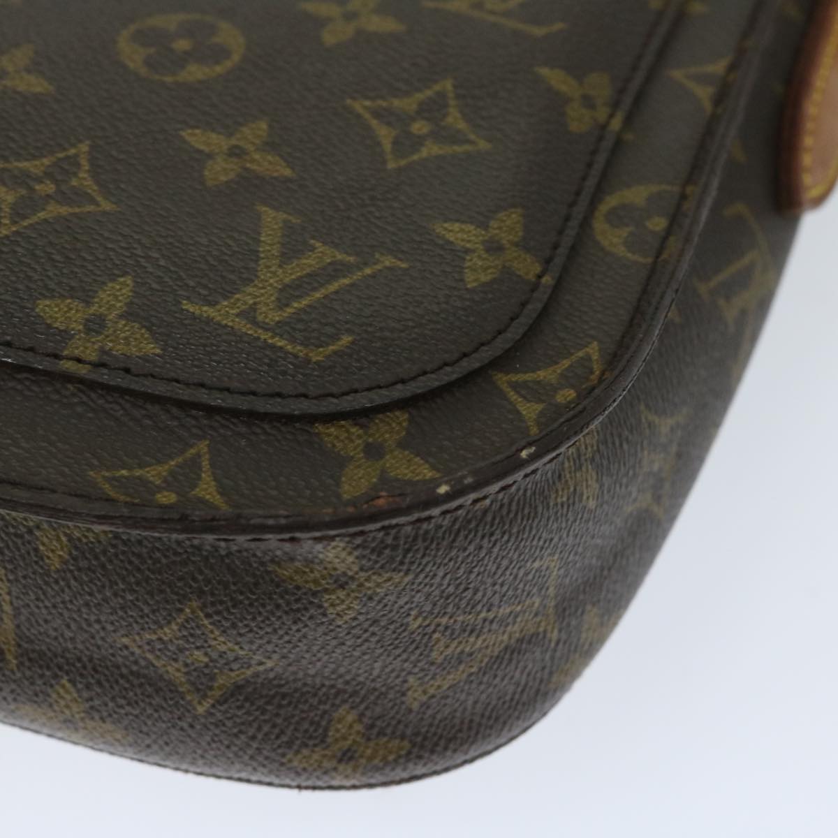 LOUIS VUITTON Monogram Saint Cloud GM Shoulder Bag M51242 LV Auth 68929