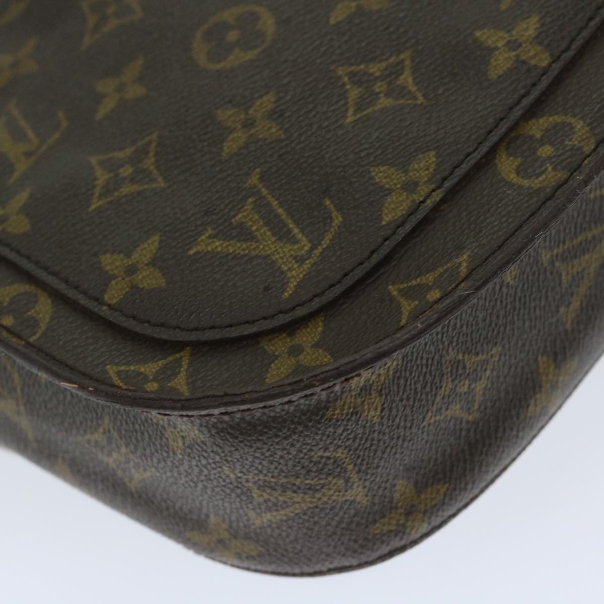 LOUIS VUITTON Monogram Saint Cloud GM Shoulder Bag M51242 LV Auth 68929