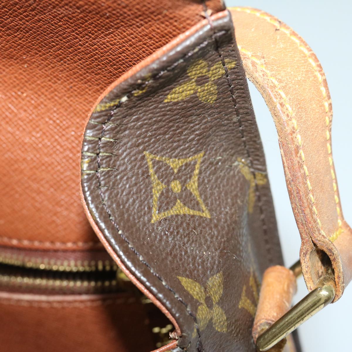 LOUIS VUITTON Monogram Saint Cloud GM Shoulder Bag M51242 LV Auth 68929