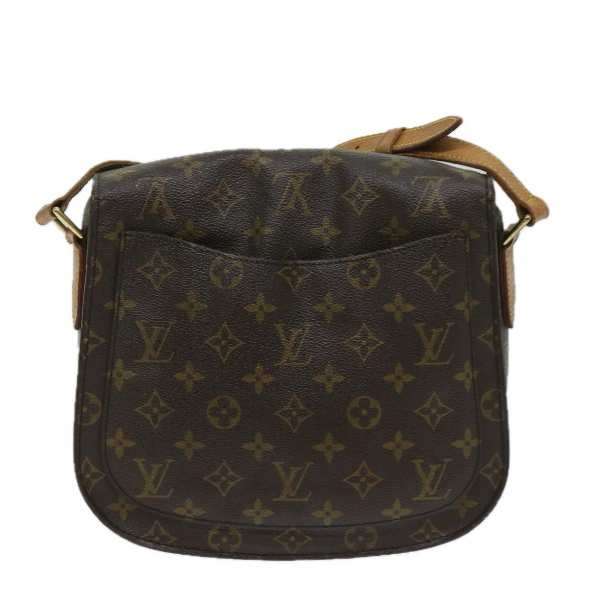 LOUIS VUITTON Monogram Saint Cloud GM Shoulder Bag M51242 LV Auth 68929