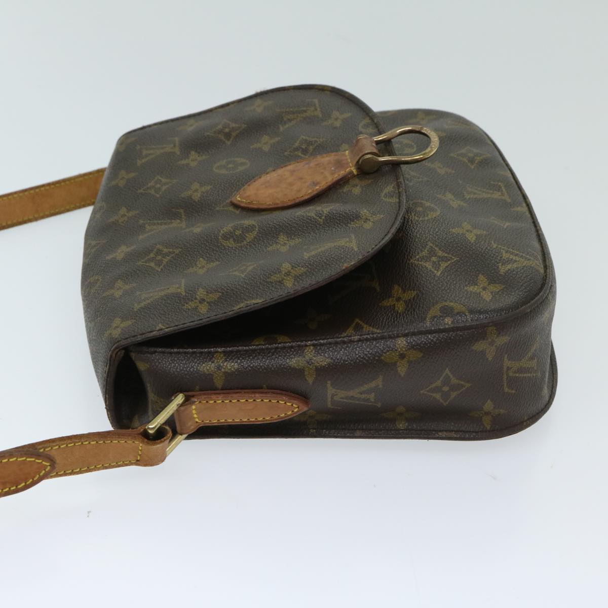 LOUIS VUITTON Monogram Saint Cloud GM Shoulder Bag M51242 LV Auth 68929