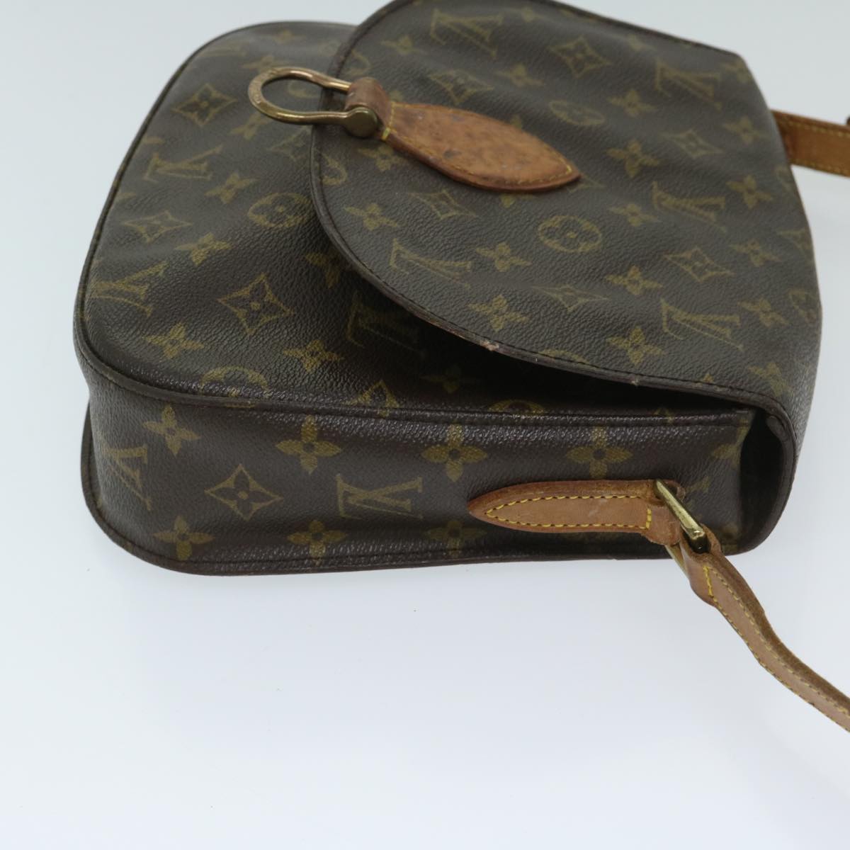 LOUIS VUITTON Monogram Saint Cloud GM Shoulder Bag M51242 LV Auth 68929