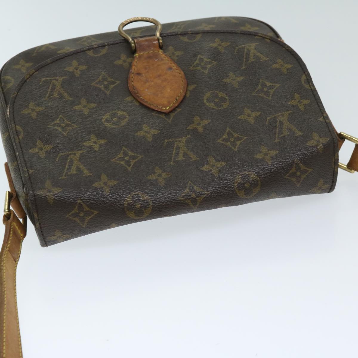 LOUIS VUITTON Monogram Saint Cloud GM Shoulder Bag M51242 LV Auth 68929