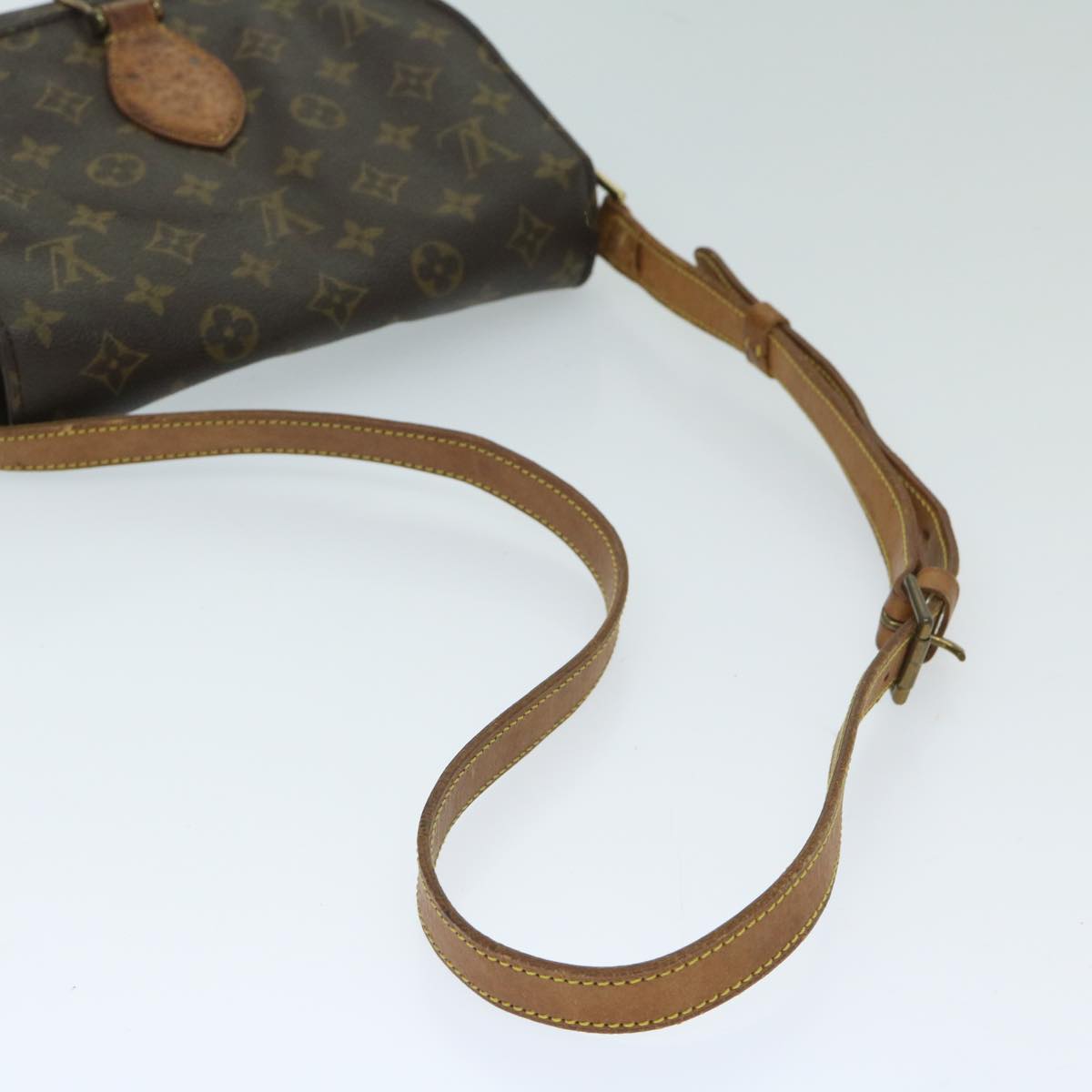 LOUIS VUITTON Monogram Saint Cloud GM Shoulder Bag M51242 LV Auth 68929