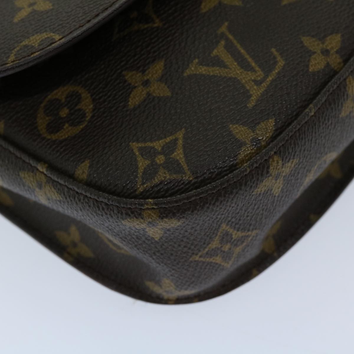 LOUIS VUITTON Monogram Saint Cloud MM Shoulder Bag M51243 LV Auth 68931