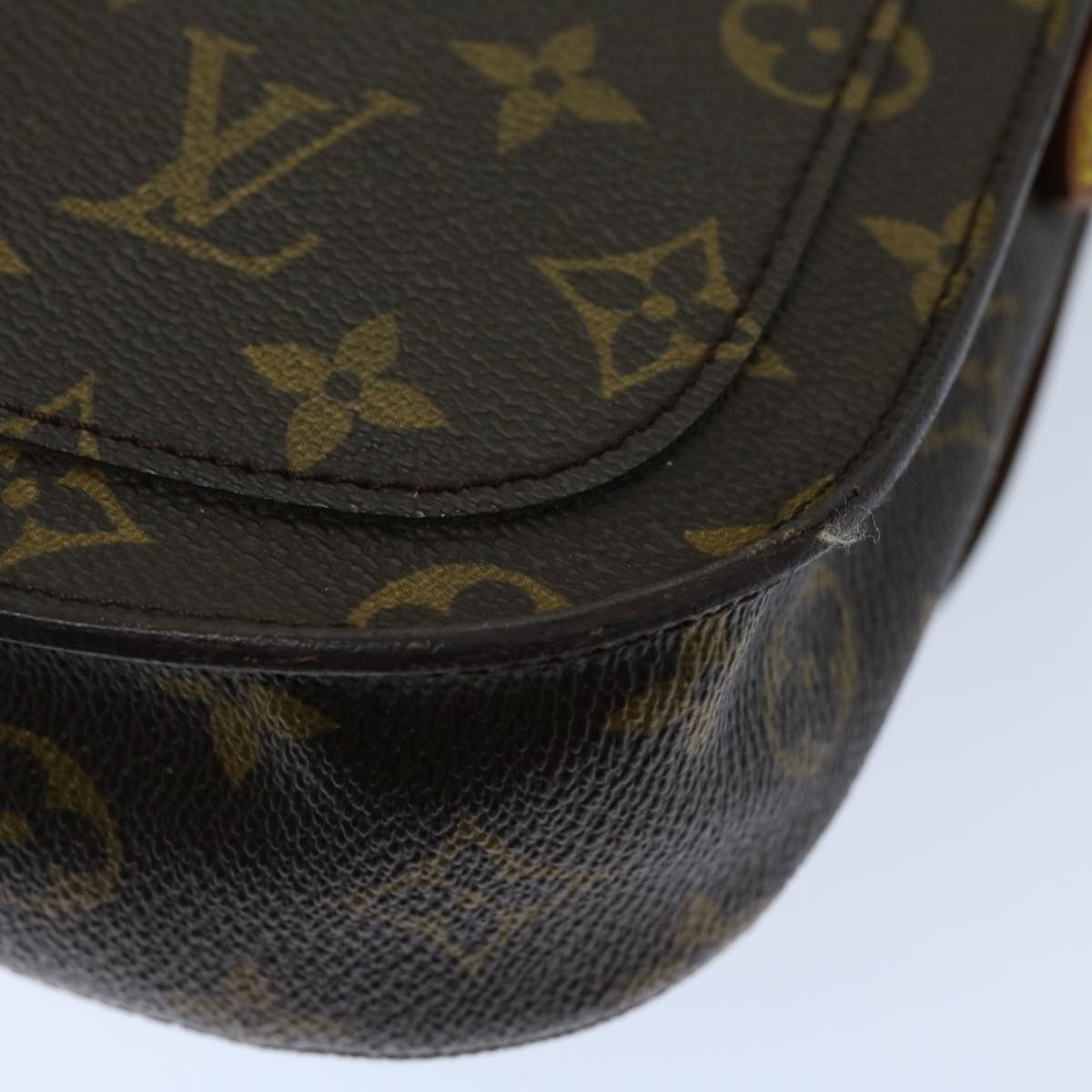 LOUIS VUITTON Monogram Saint Cloud MM Shoulder Bag M51243 LV Auth 68931