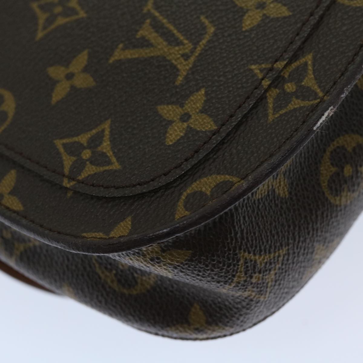 LOUIS VUITTON Monogram Saint Cloud MM Shoulder Bag M51243 LV Auth 68931