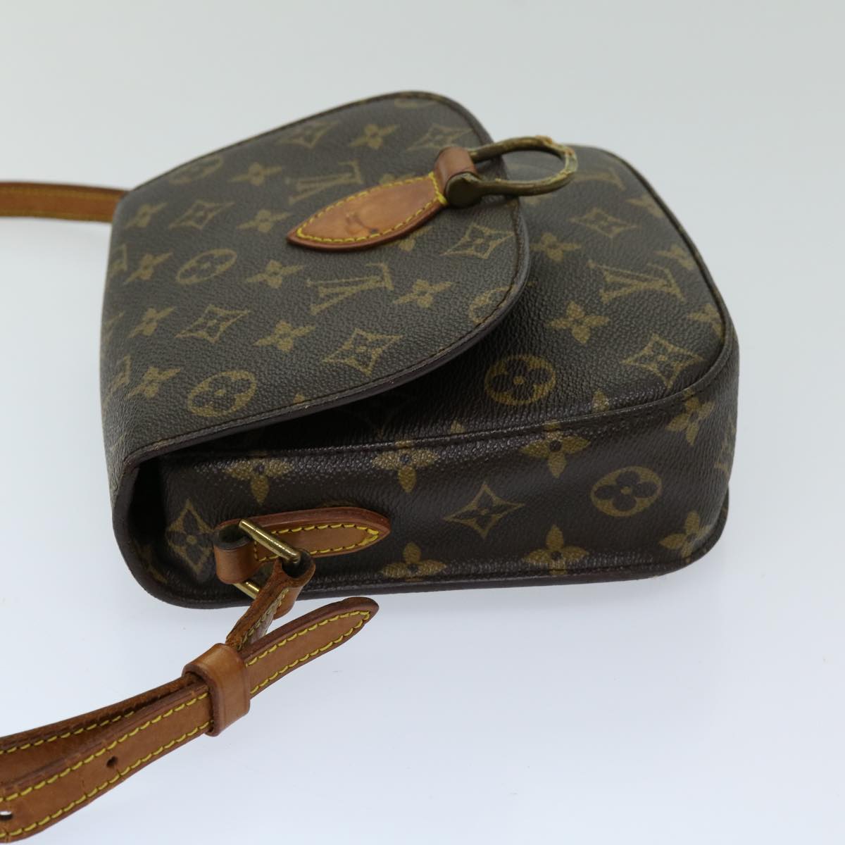 LOUIS VUITTON Monogram Saint Cloud MM Shoulder Bag M51243 LV Auth 68931