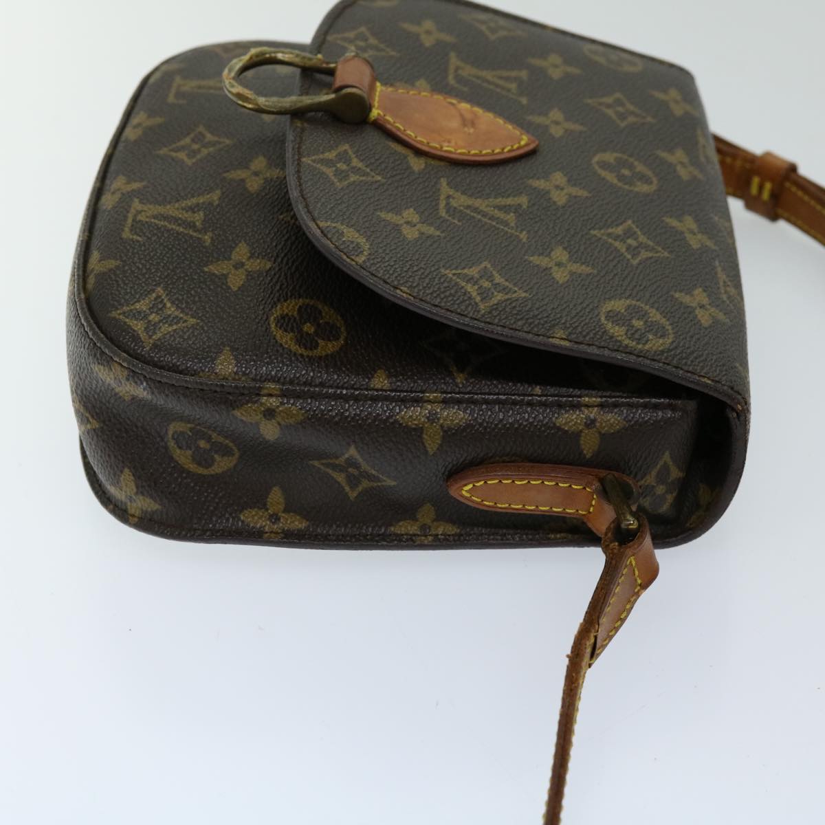 LOUIS VUITTON Monogram Saint Cloud MM Shoulder Bag M51243 LV Auth 68931