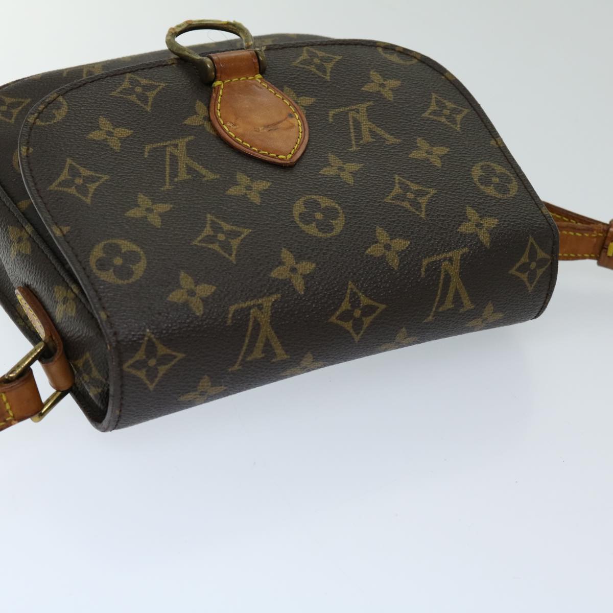 LOUIS VUITTON Monogram Saint Cloud MM Shoulder Bag M51243 LV Auth 68931