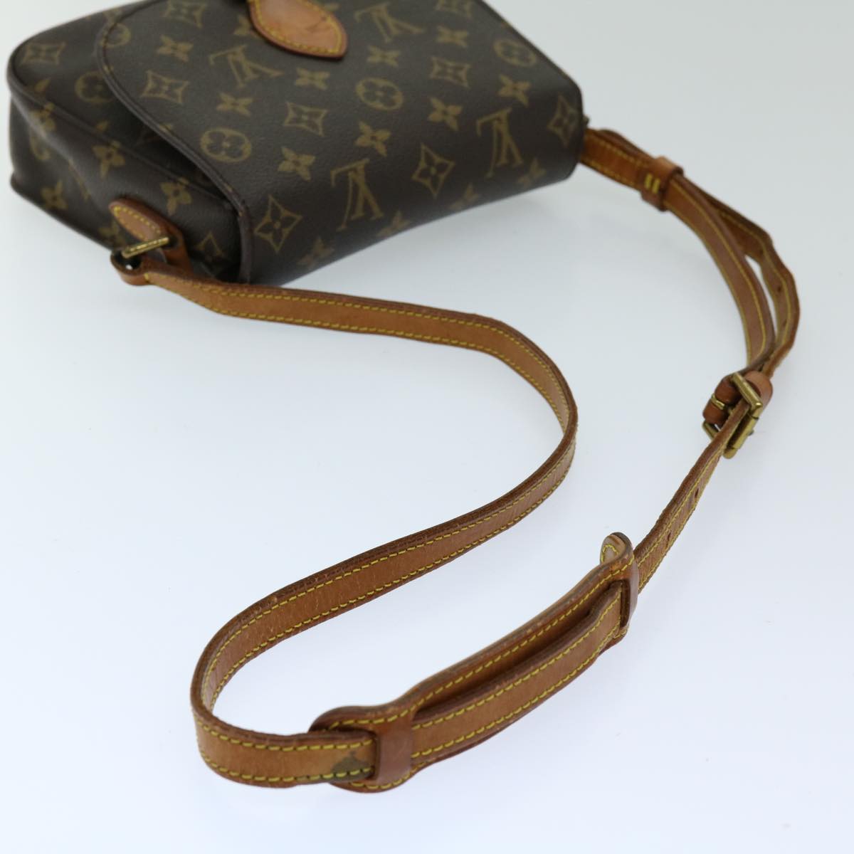 LOUIS VUITTON Monogram Saint Cloud MM Shoulder Bag M51243 LV Auth 68931