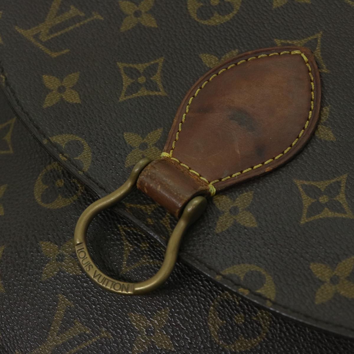 LOUIS VUITTON Monogram Saint Cloud GM Shoulder Bag M51242 LV Auth 68932