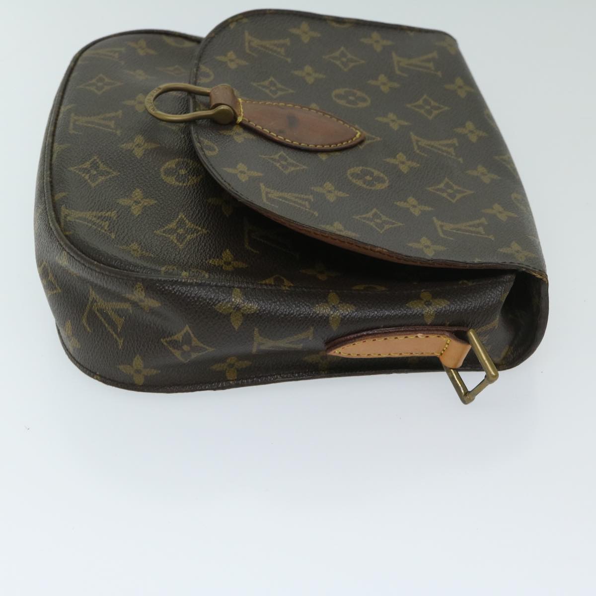 LOUIS VUITTON Monogram Saint Cloud GM Shoulder Bag M51242 LV Auth 68932