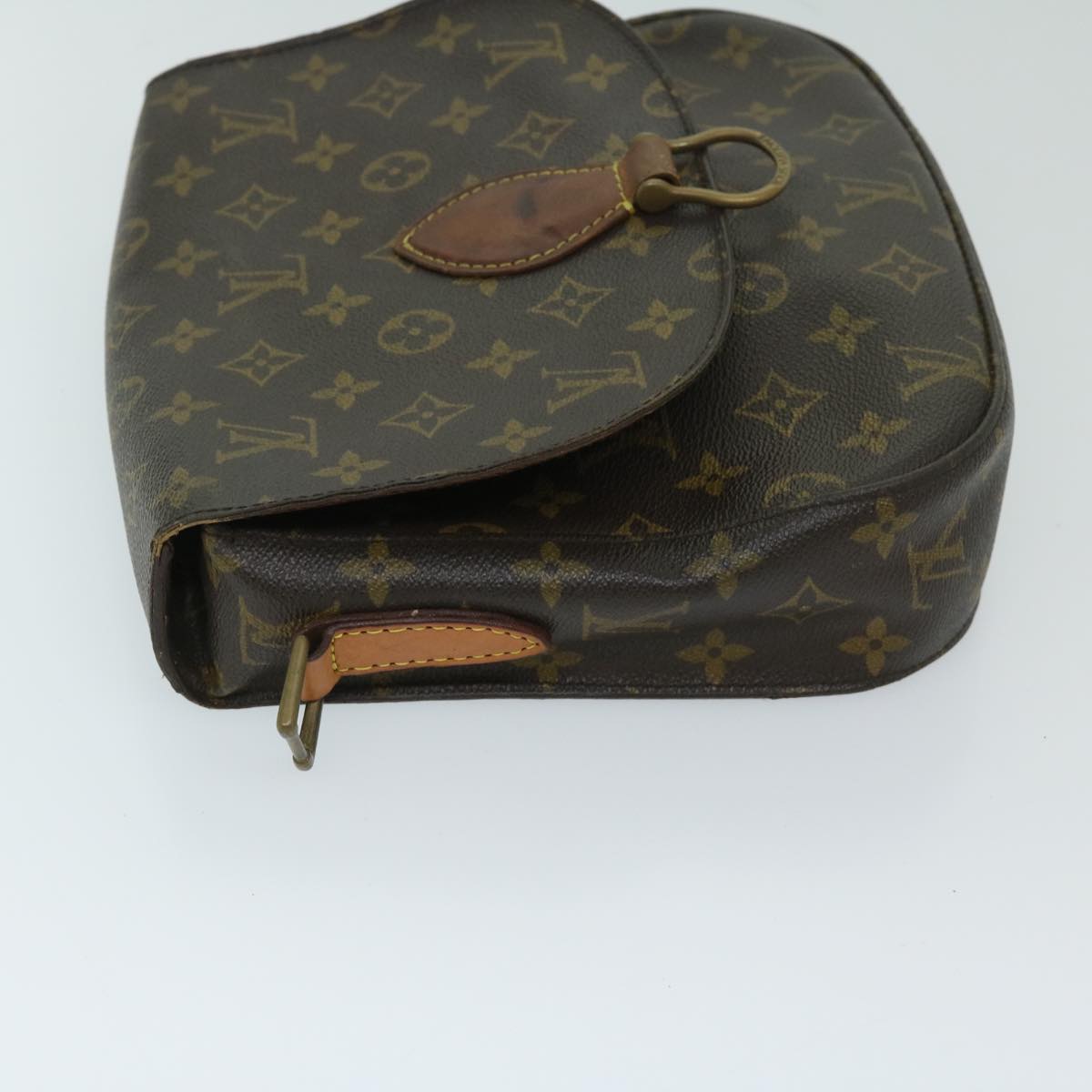 LOUIS VUITTON Monogram Saint Cloud GM Shoulder Bag M51242 LV Auth 68932