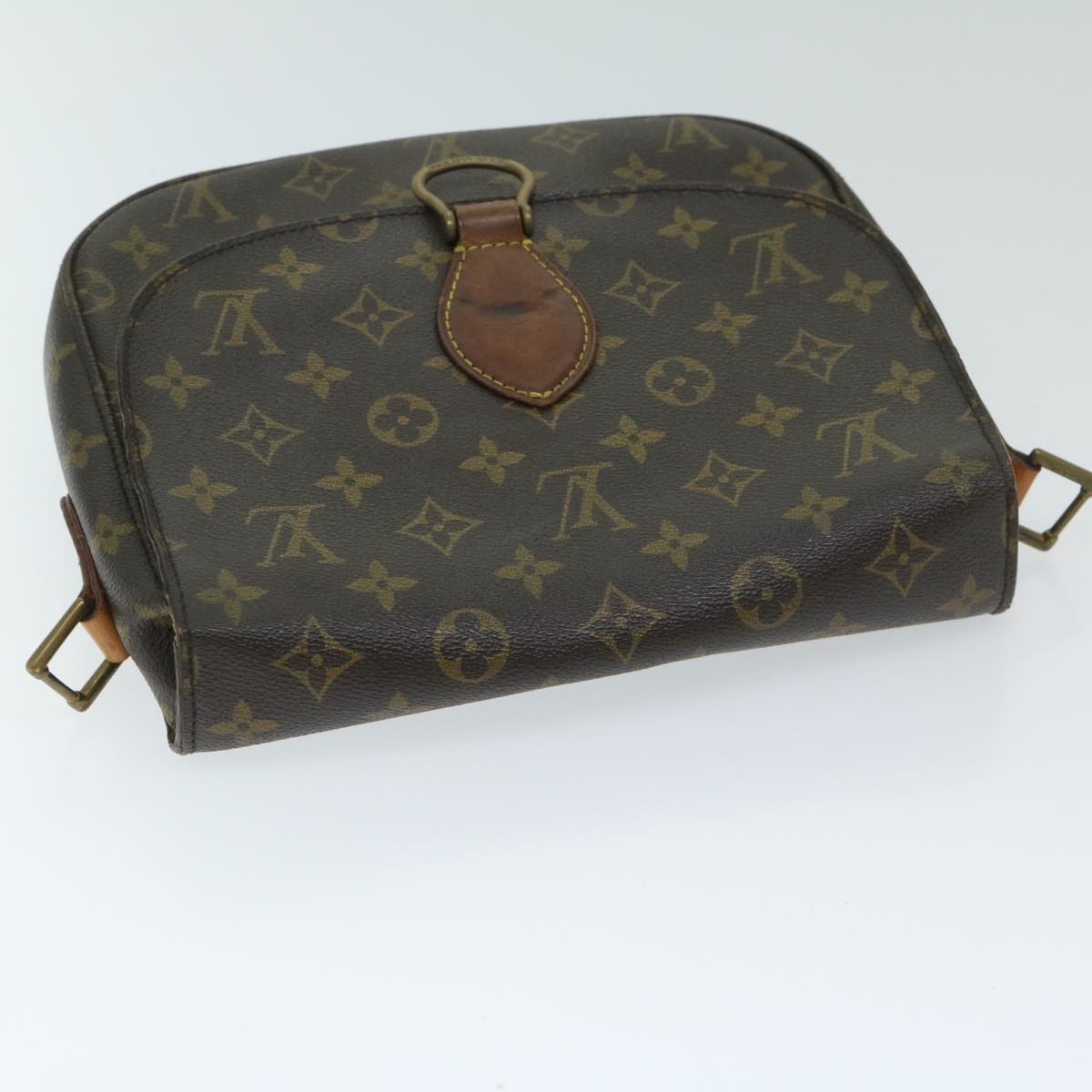 LOUIS VUITTON Monogram Saint Cloud GM Shoulder Bag M51242 LV Auth 68932