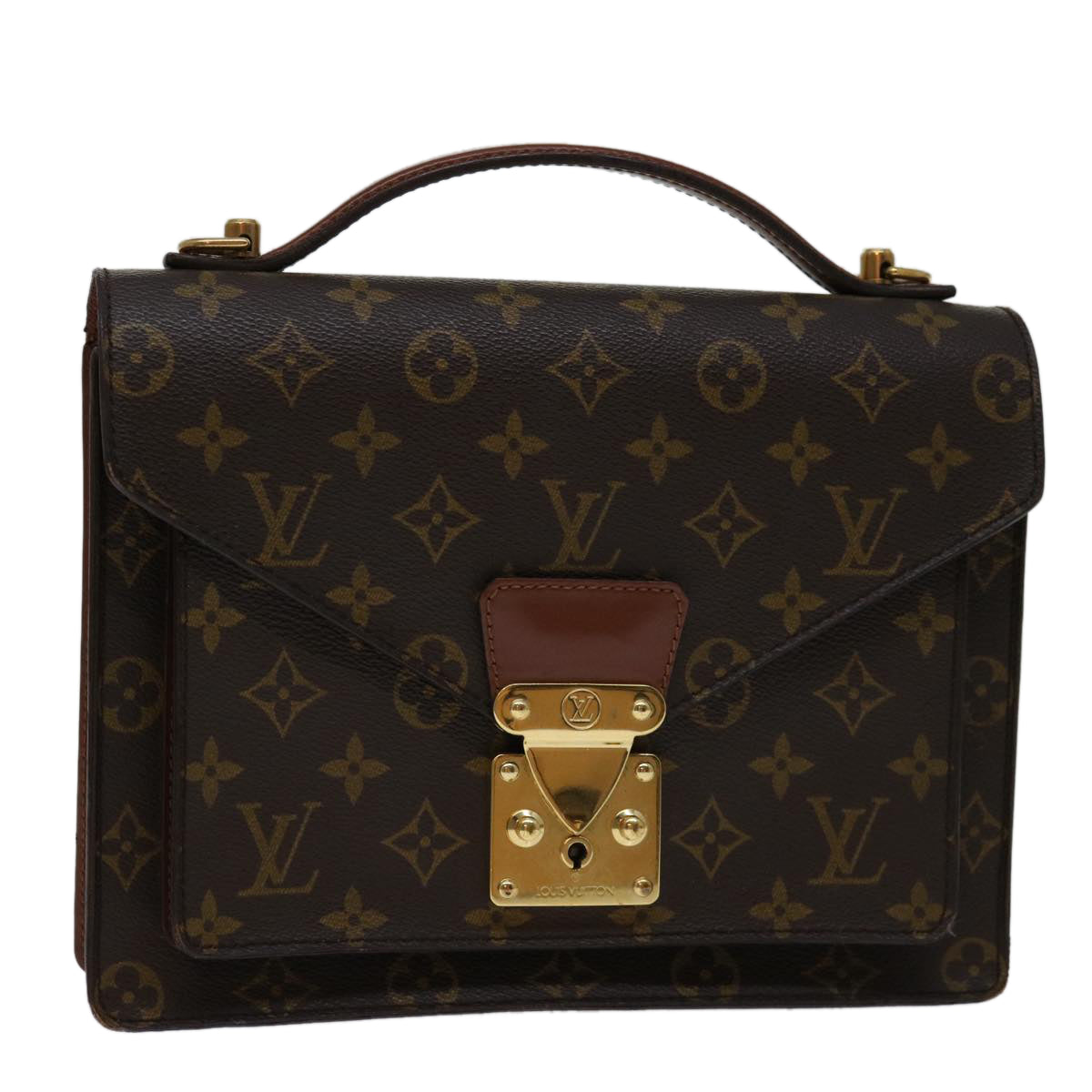 LOUIS VUITTON Monogram Monceau 26 Shoulder Bag 2way M51187 LV Auth 68935