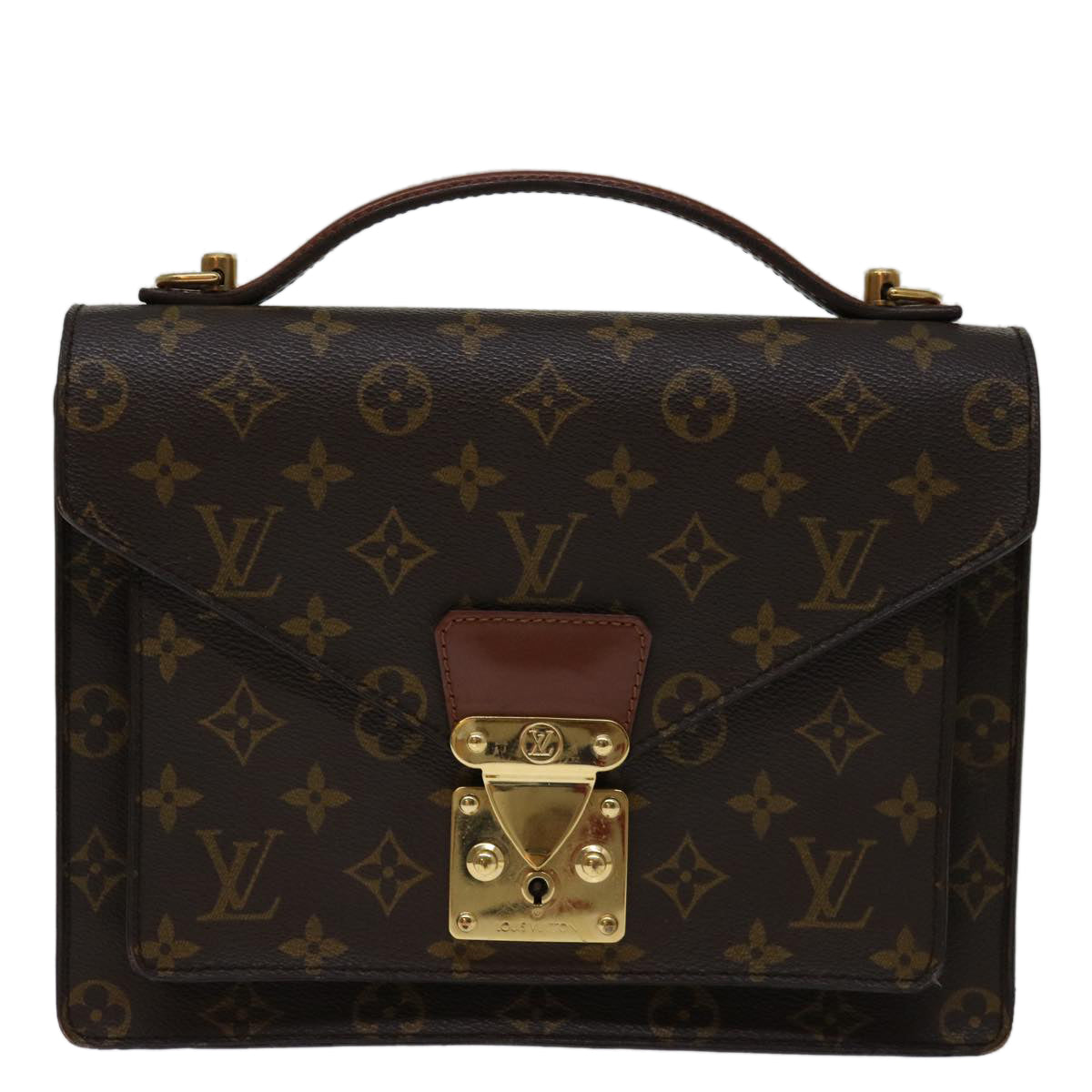 LOUIS VUITTON Monogram Monceau 26 Shoulder Bag 2way M51187 LV Auth 68935