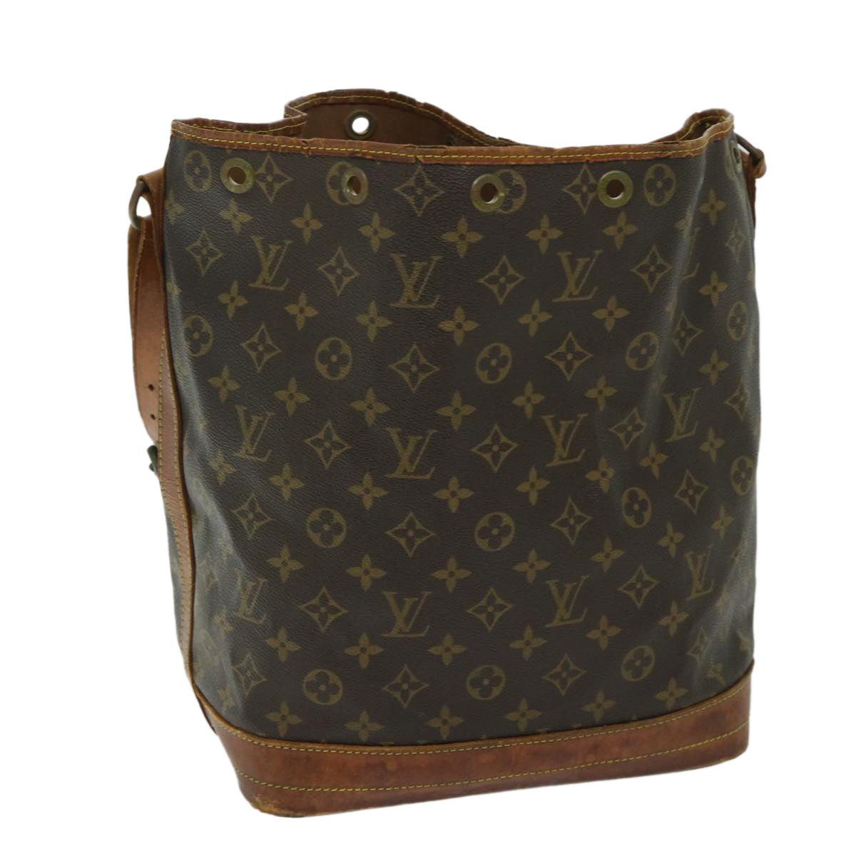 LOUIS VUITTON Monogram Noe Shoulder Bag M42224 LV Auth 68953