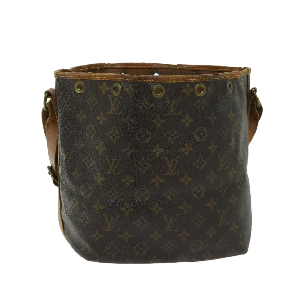 LOUIS VUITTON Monogram Petit Noe Shoulder Bag M42226 LV Auth 68954