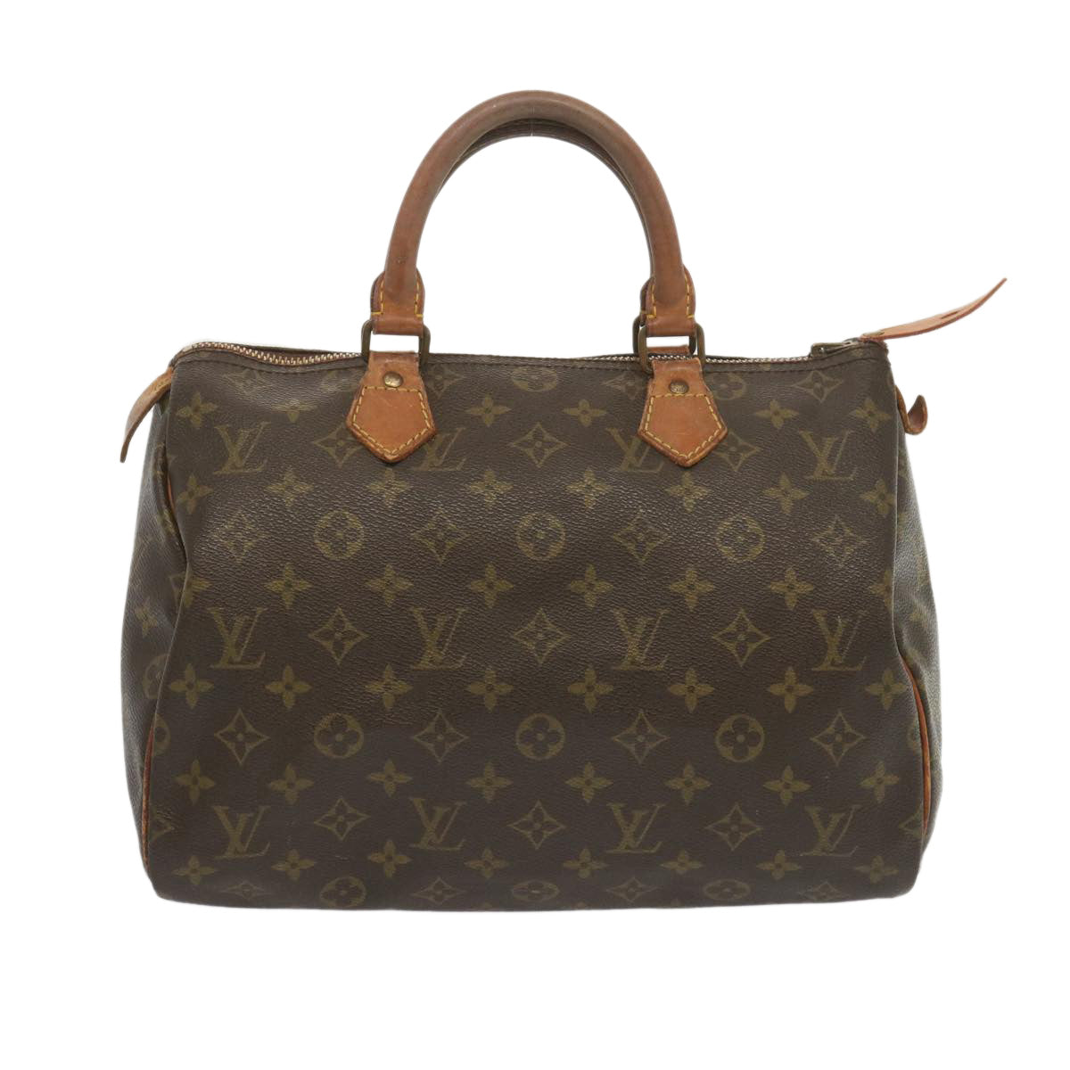 LOUIS VUITTON Monogram Speedy 30 Hand Bag M41526 LV Auth 68955