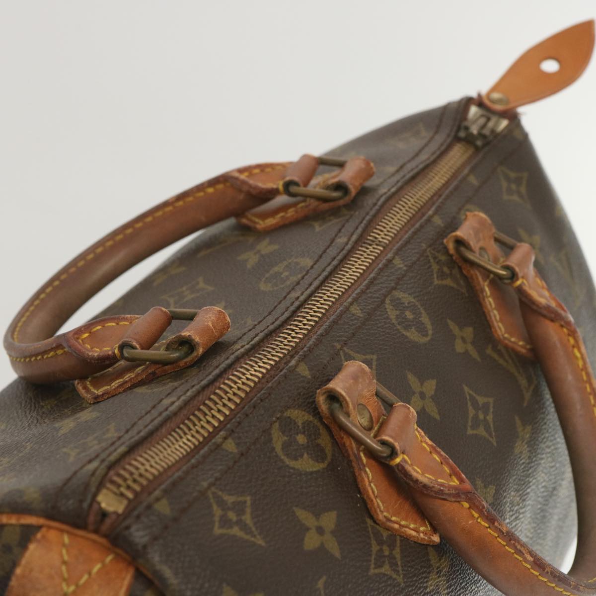 LOUIS VUITTON Monogram Speedy 30 Hand Bag M41526 LV Auth 68955