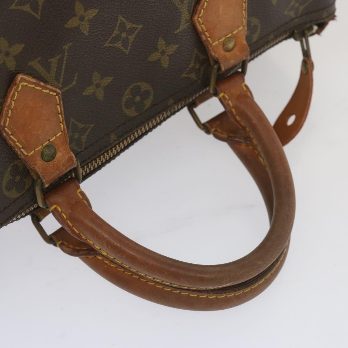 LOUIS VUITTON Monogram Speedy 30 Hand Bag M41526 LV Auth 68955