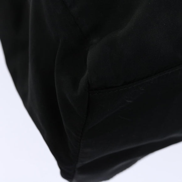 PRADA Hand Bag Nylon Black Auth 68959