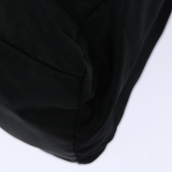 PRADA Hand Bag Nylon Black Auth 68959