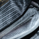 PRADA Hand Bag Nylon Black Auth 68959-22