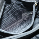 PRADA Hand Bag Nylon Black Auth 68959-23
