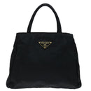 PRADA Hand Bag Nylon Black Auth 68959-13