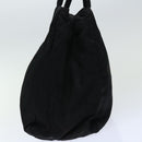 PRADA Hand Bag Nylon Black Auth 68959-4