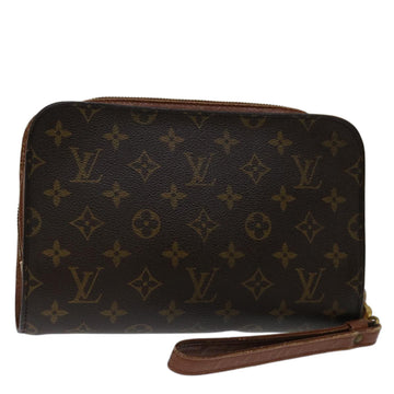 LOUIS VUITTON Monogram Orsay Clutch Bag M51790 LV Auth 68962