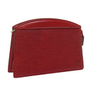LOUIS VUITTON Epi Trousse Crete Clutch Bag Red M48407 LV Auth 68989-1