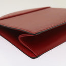 LOUIS VUITTON Epi Trousse Crete Clutch Bag Red M48407 LV Auth 68989-16