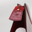 LOUIS VUITTON Epi Trousse Crete Clutch Bag Red M48407 LV Auth 68989-8